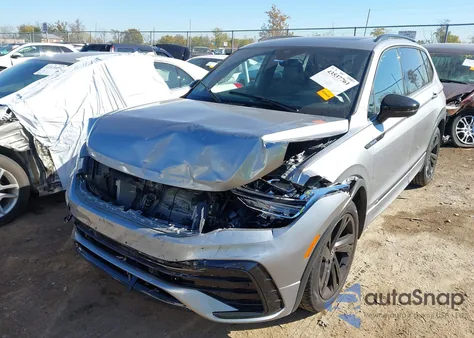 2024 Volkswagen Tiguan 2.0T Se R-Line Black from USA, damaged, VIN 3VV8B7AX6RM106479